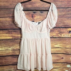 Windsor Light Pink Textured Dress